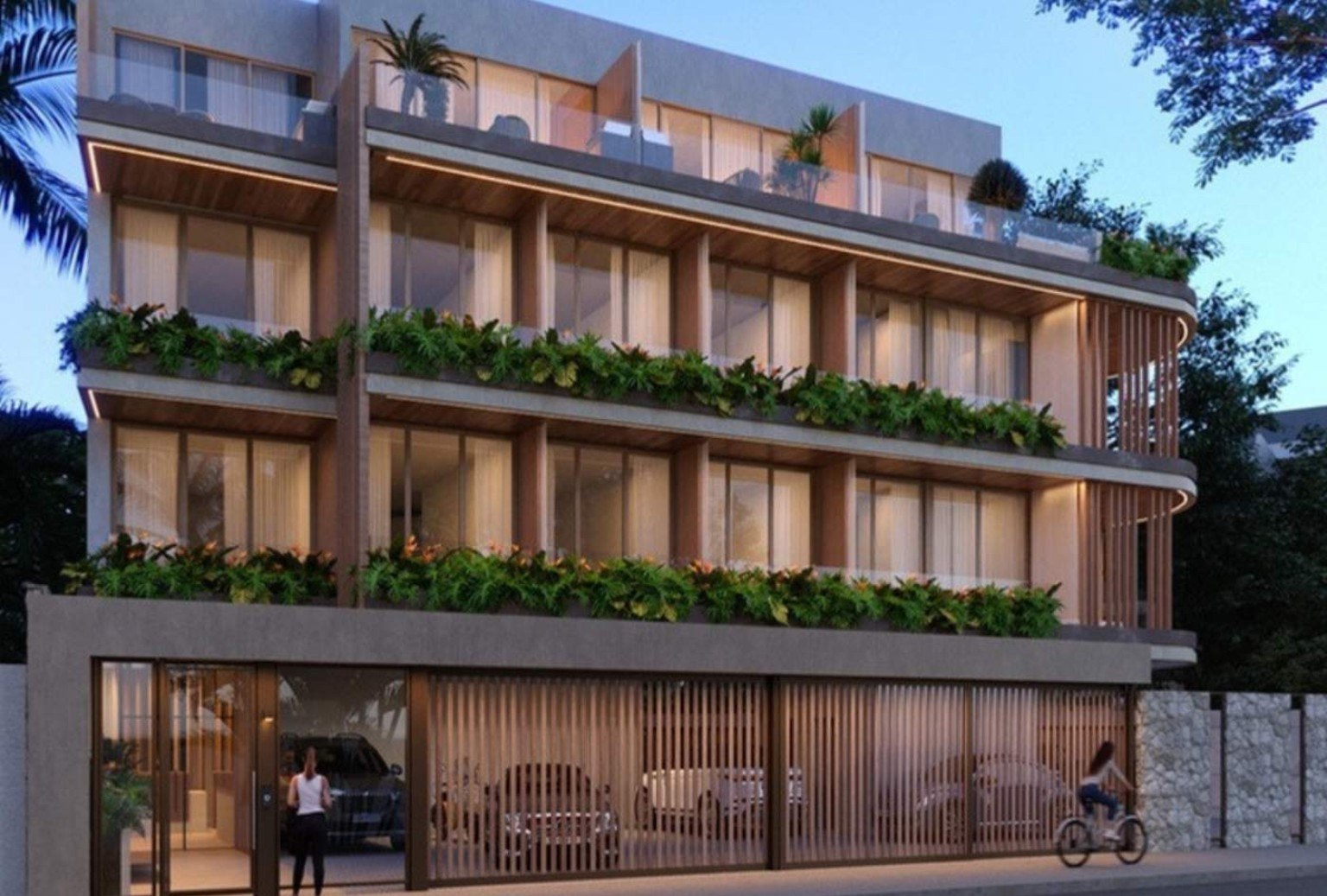 Fachada lateral - Oceá Studios